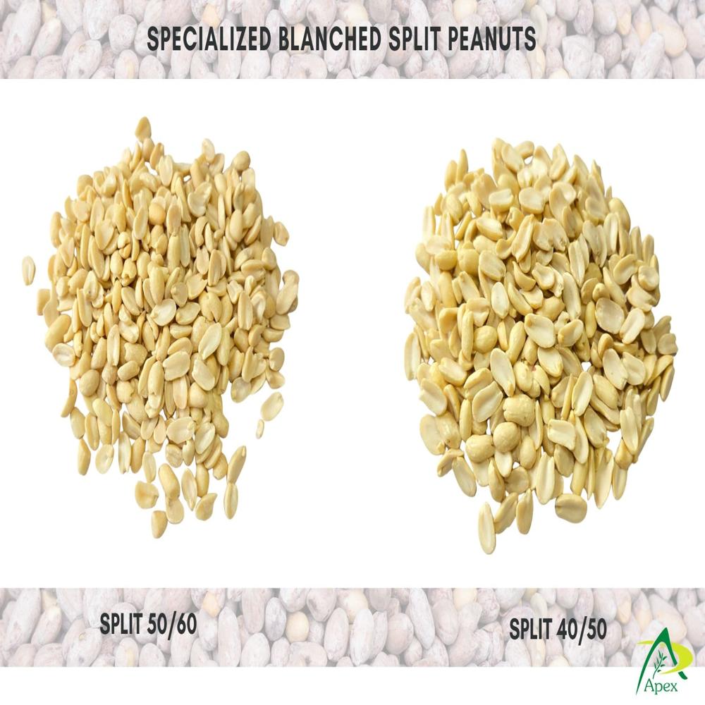 Blanched Peanut Split 50 60 - Color: Pink