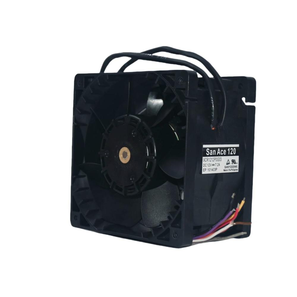SANACE 9CR1212P0G03 12V DC 7.2A 4020mm Dual Reverse High Pressure Electric Ball Bearing Cooling Fan