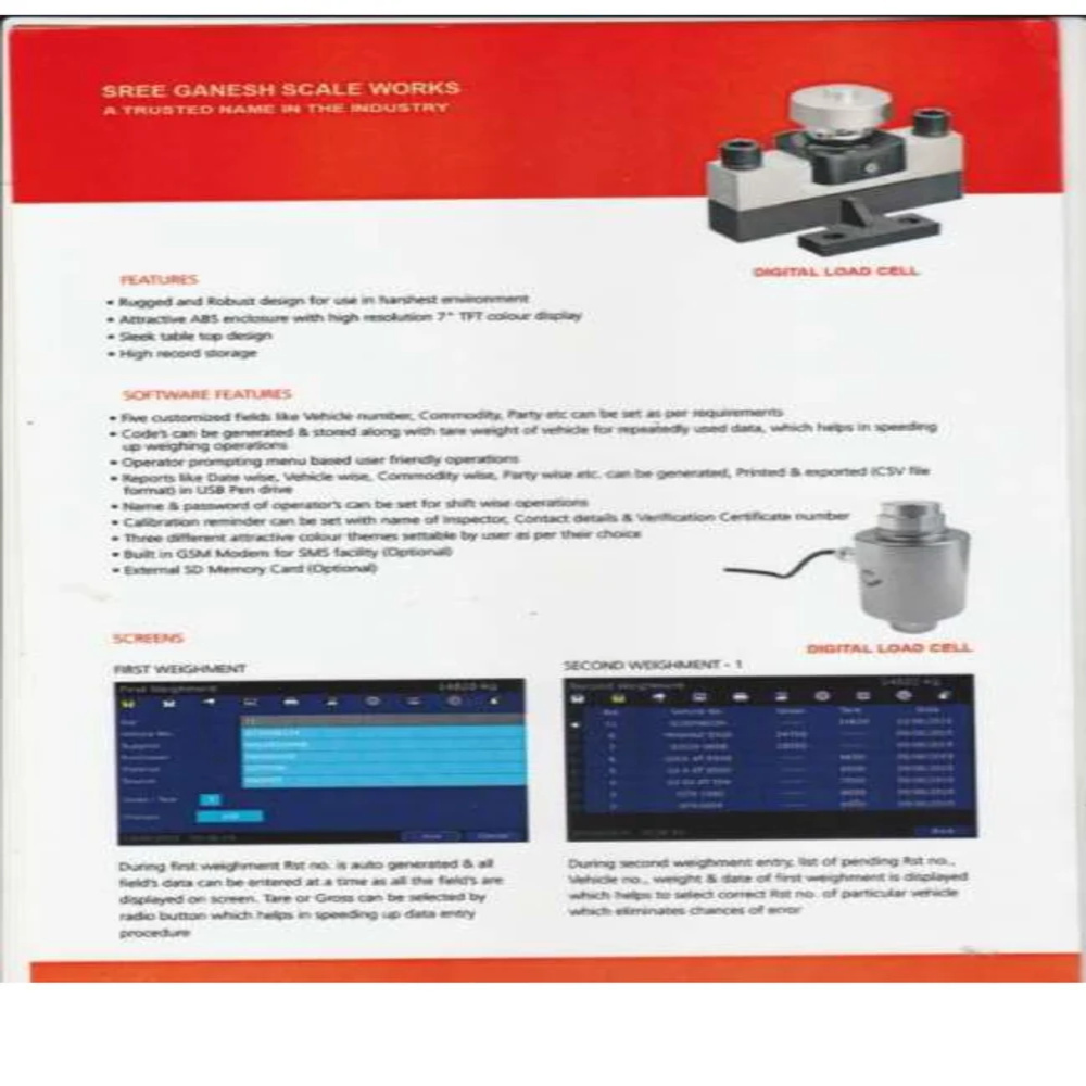 Ms Portable Weighbridge - Color: Different Available