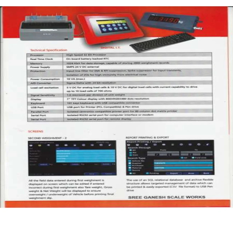 Automatic Electronic Weighbridge