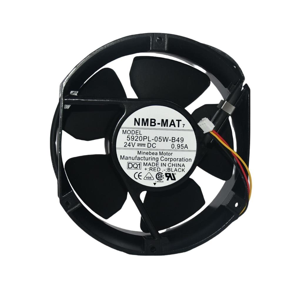 NMB MAT 5920PL-05W-B49 24V DC 0.95A 12038mm Ball Electric Power Source Industrial Axial Cooling Fan