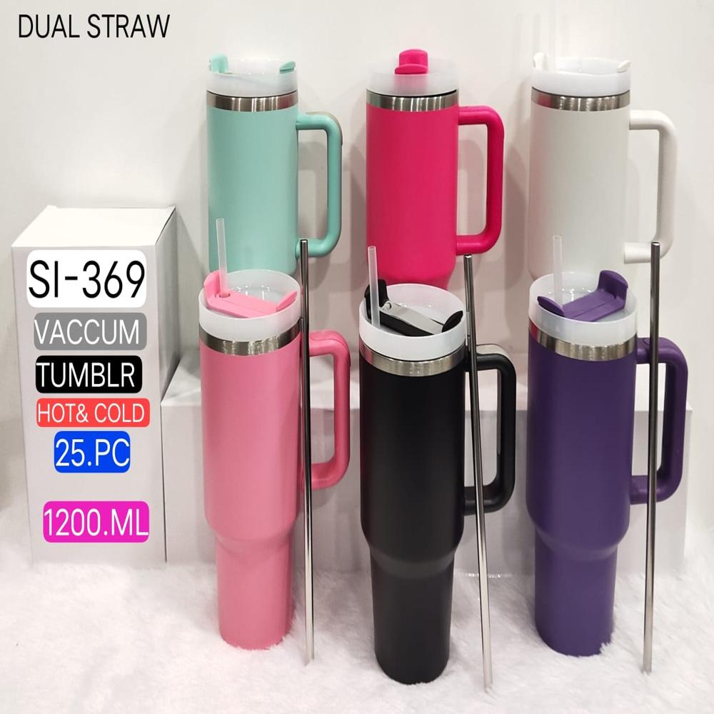 DUAL STRAW 1200 ML TUMBLER