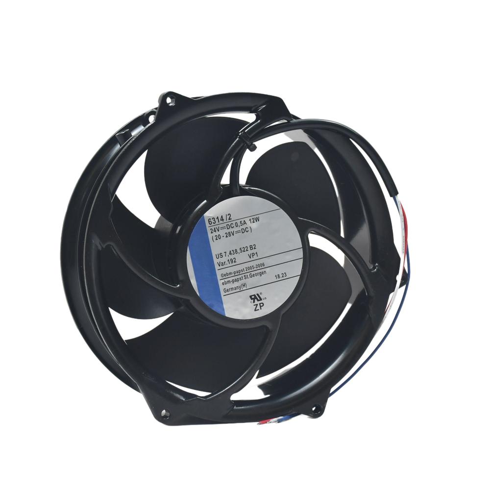 EBM PAPST 6314/2 24V 0.5A 12W 12038mm 3000rpm Speed Ball Bearing Axial Flow Cooling Fan