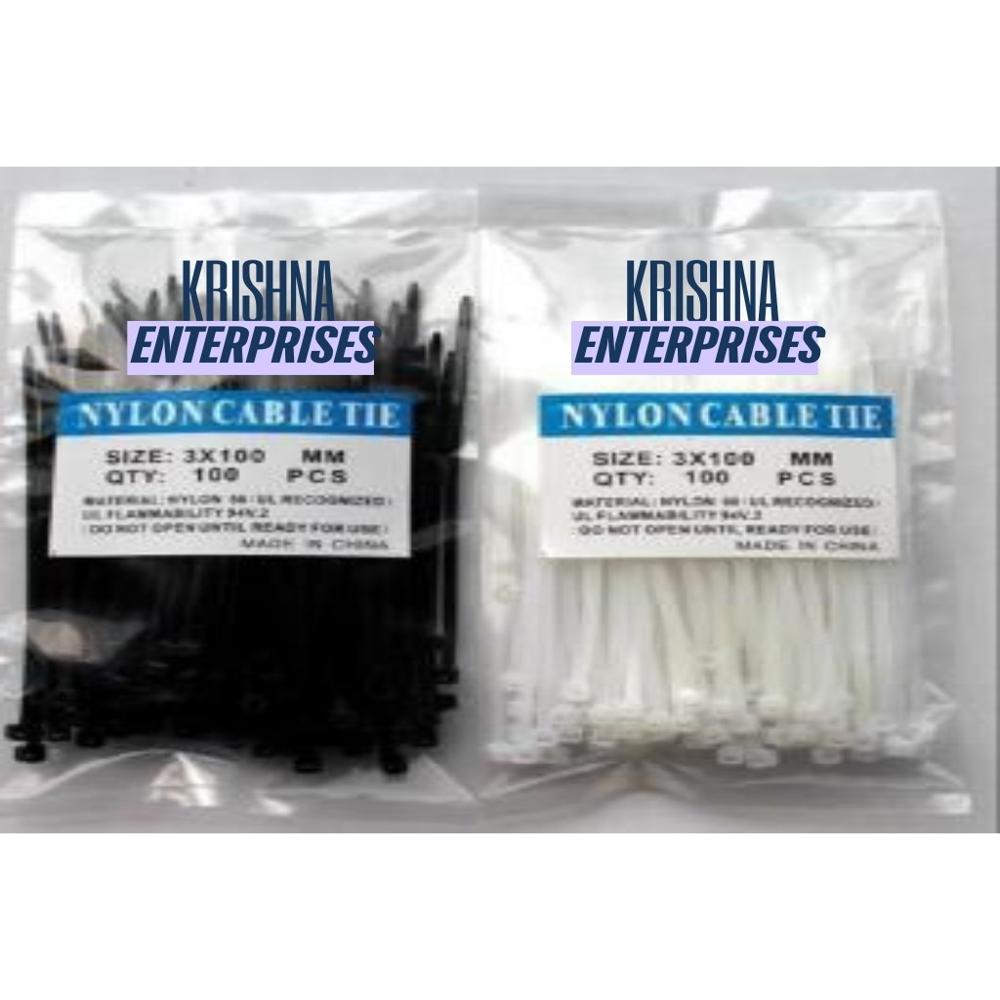 5.2x450 MM Black Nylon Cable Tie