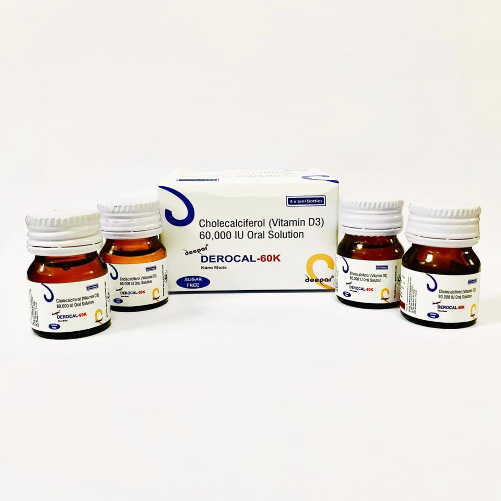 Cholecalciferol 60000 I.U.(Vit D3 Oral nano shots)