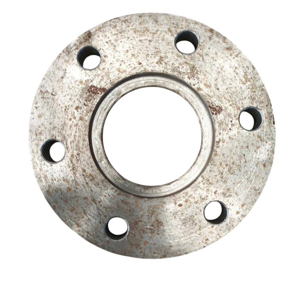 200X90X30 Thickness Agar Flange - Color: Silver