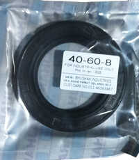 40x60x8 75 Gear Box Oil Seal - Color: Black