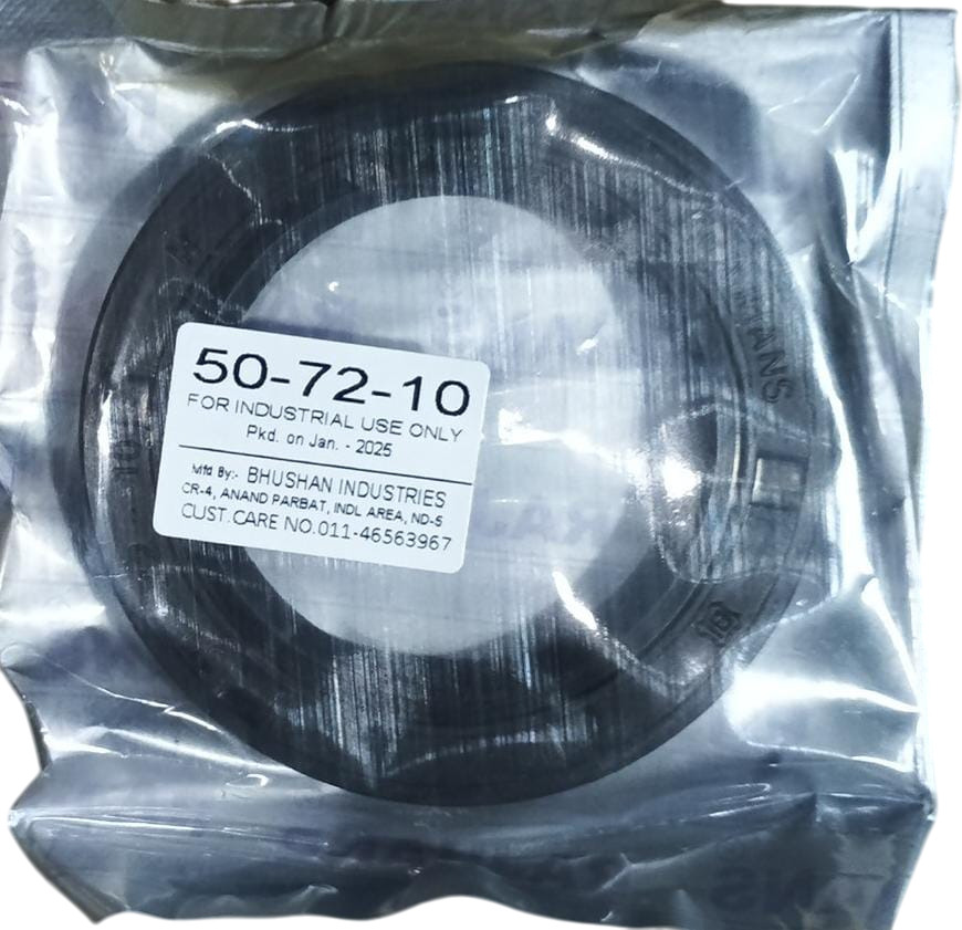 50X72X10 75 Gear Box Oil Seal - Color: Black