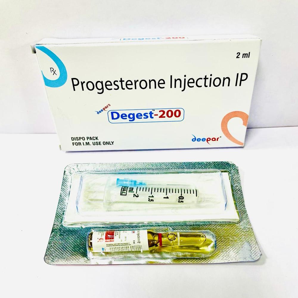 200mg Progesterone Injection - Physical Form: Liquid