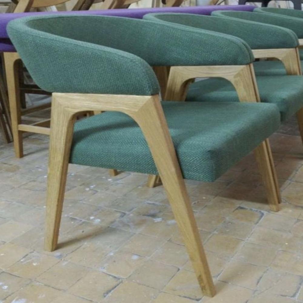 Wooden Craft Chair With Cushion