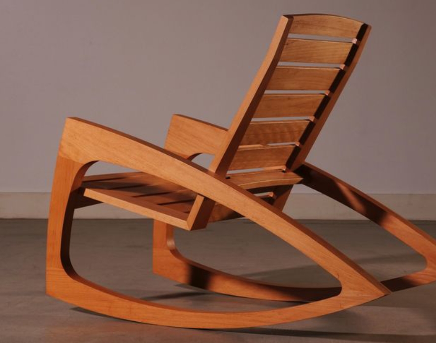 CNC Cut Furniture Design Rocking Chair