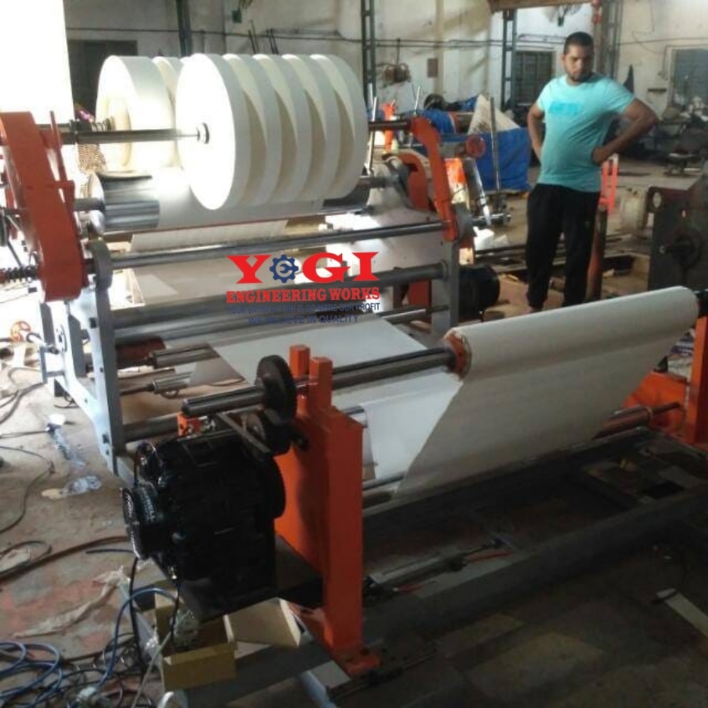 Paper Cup Slitting Rewinding Machine - Phase: Three