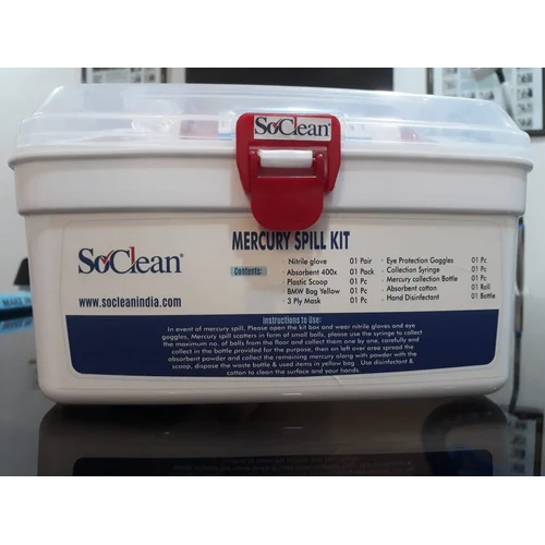 Mercury Spill Kit - Color Code: White