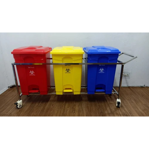 Waste Segregation System - External Dimension: Dependent On Bin Size And Trolley Dimensions