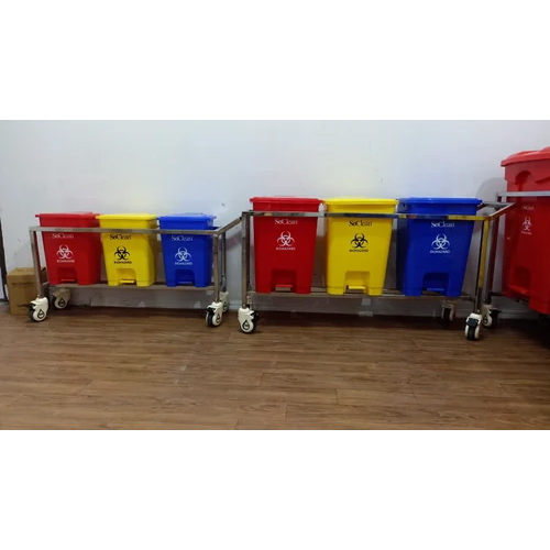 Dust Bin Trolley 10Ltrs