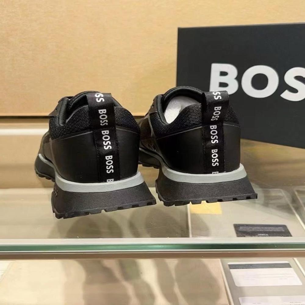 HUGO BOSS BLACK Leather Low top sneaker