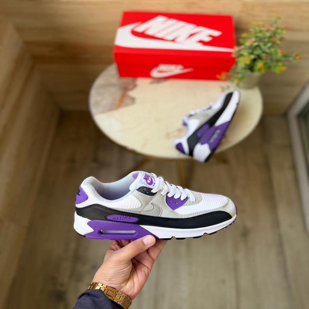 AIRMAX 90 NEW WHITE PURPLE WOMENS