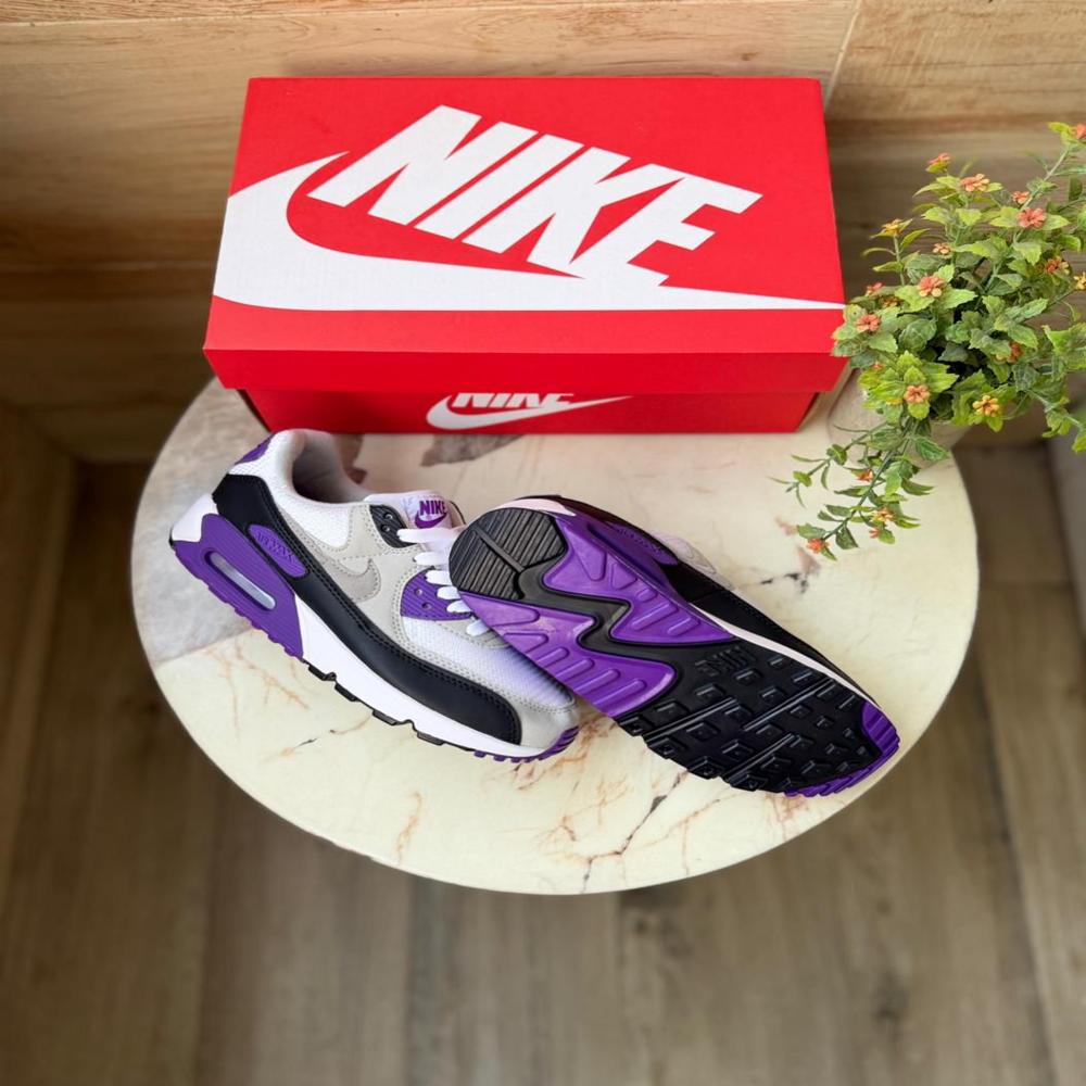 AIRMAX 90 NEW WHITE PURPLE WOMENS