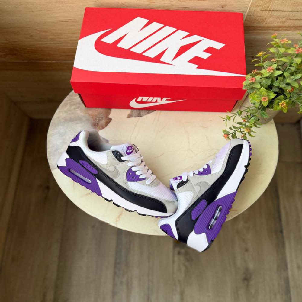 AIRMAX 90 NEW WHITE PURPLE WOMENS