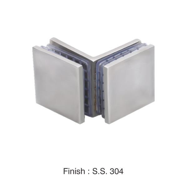 Agc 004 Frameless Glass Clamp Connector - Color: As Per Availability