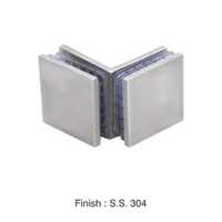 Agc 004 Frameless Glass Clamp Connector - Color: As Per Availability
