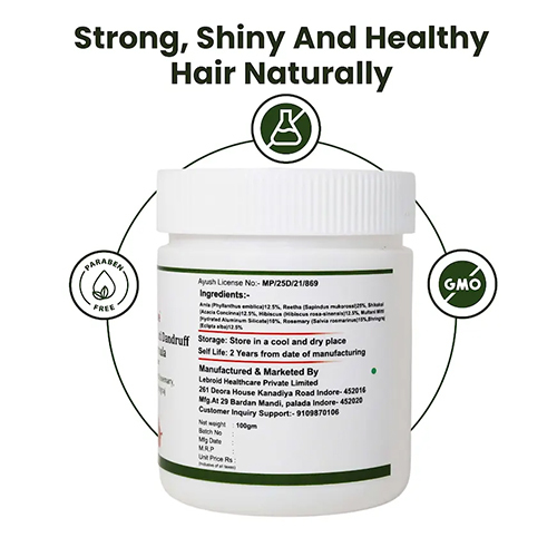 100g Herbal Dry Shampoo - Age Group: Suitable For All Ages
