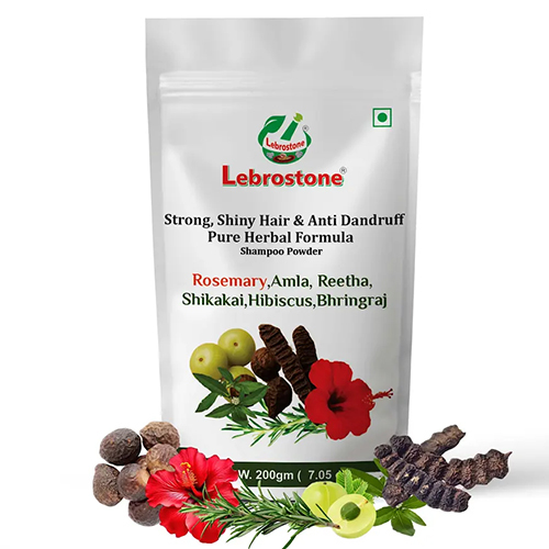 Lebrostone Amla Reetha Shikakai Rosemary Hibiscus Bhringraj Multanimitti Dry Shampoo Powder (200G) - Age Group: For Adults