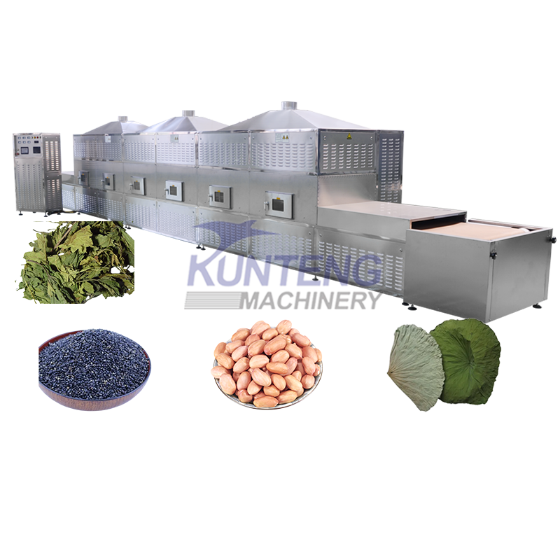Industrial Microwave Dryer Food Rapid Sterilization Heating Machine Grain Microwave Dryer - Capacity: 100-1000 Kg/hr