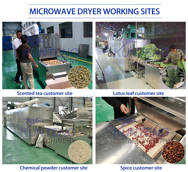 Industrial microwave dryer food rapid sterilization heating machine grain microwave dryer