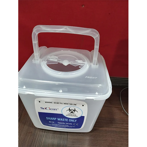 Veterinary Sharp Disposal - Color: White