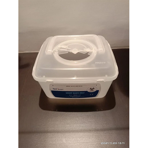 Veterinary Sharp Disposal - Color: White