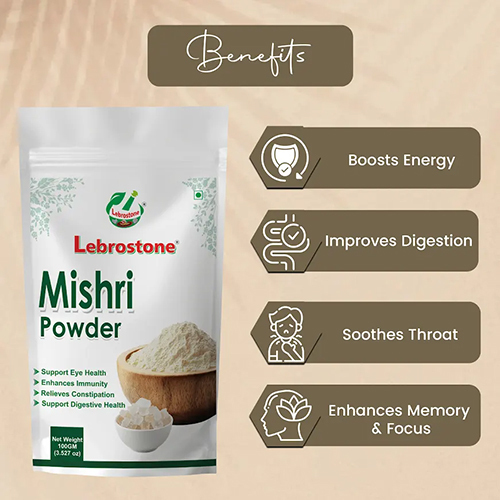 Lebrostone Mishri Powder | Ayurvedic Herbal Powder for Health, Wellness & Natural Sweetening (100g)