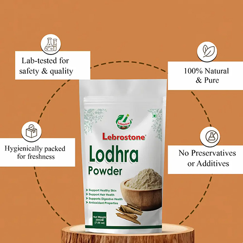 Lebrostone Lodhra Face Pack Powder | Ayurvedic Herbal Care for Clear, Healthy Skin (200g)
