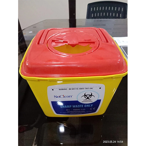 Yellow Sharp Bin - Size: Medium