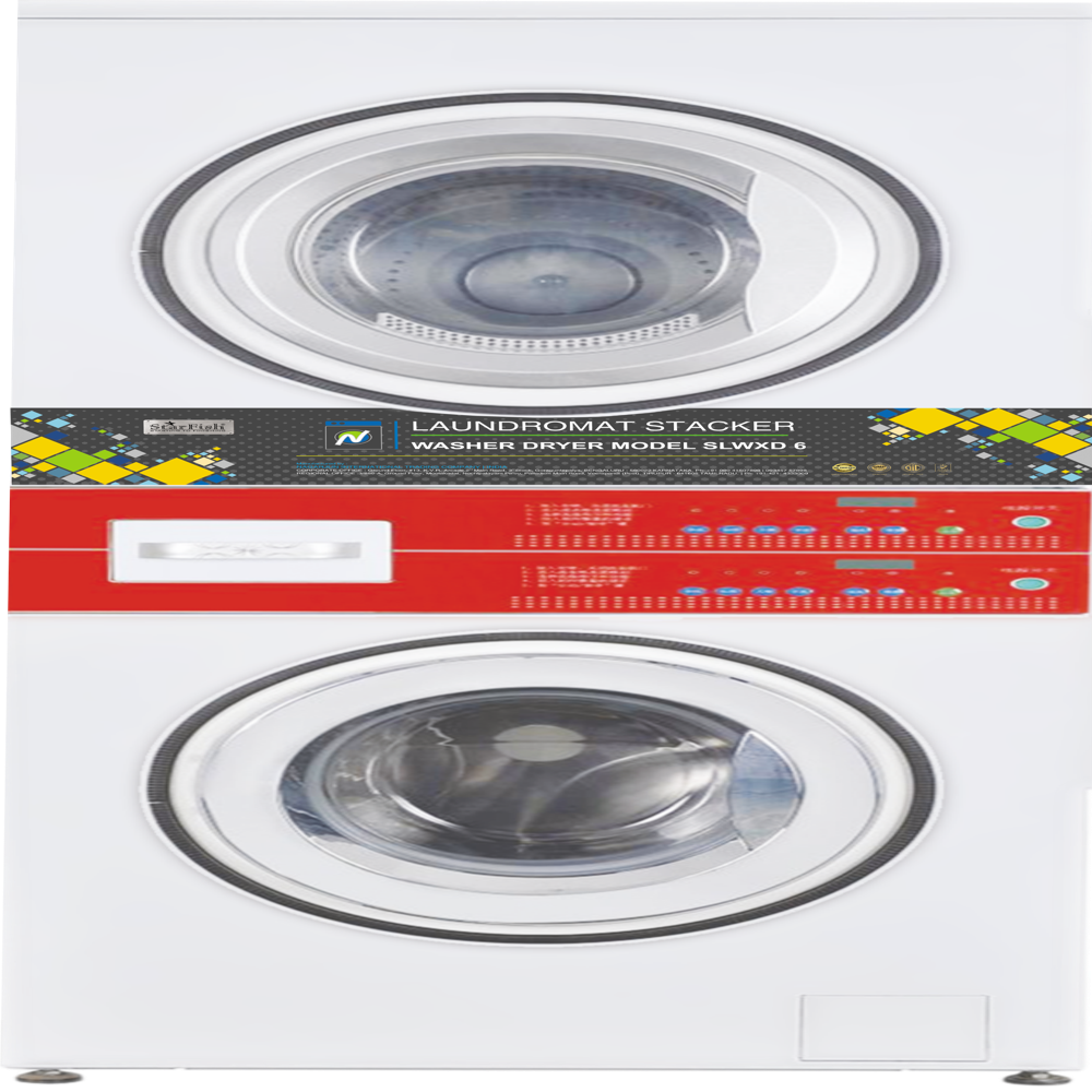 Semi Industrial Stack Washer And Electric Dryer 6Kg SLWXD 6