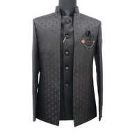 Printed Shrug Jodhpuri Suit