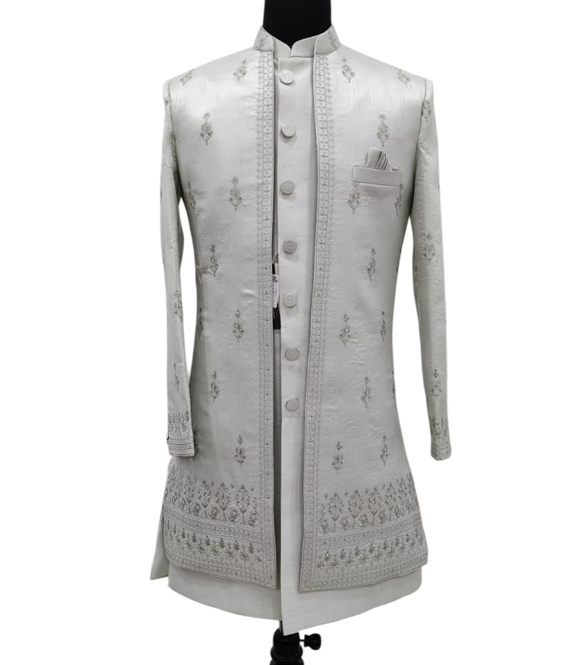 Mens Embroidery Premium Shrug Suit