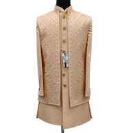Mens Embroidery Premium Shrug Suit