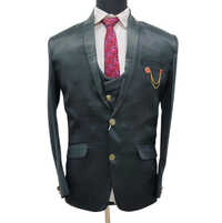 3 Piece Plain Suit Set