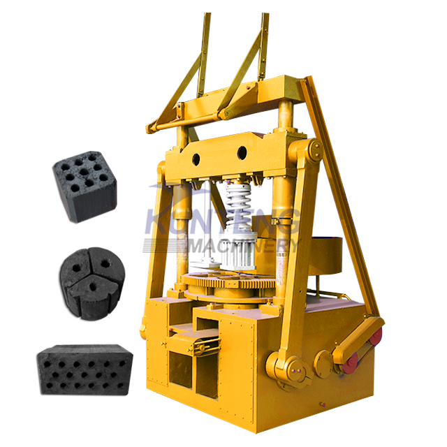 Honeycomb Coal Pellet Machine Carbon Powder Compaction Machine Automatic Coal Powder Stamping Machine - Briquette Size: Customized