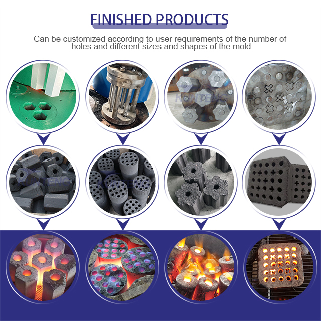 Honeycomb coal pellet machine carbon powder compaction machine automatic coal powder stamping machine