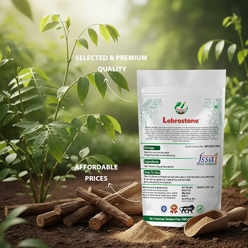 Lebrostone Mulethi Powder | Face and Hair Pack | Supports Scalp Health and Clear Skin (100g)