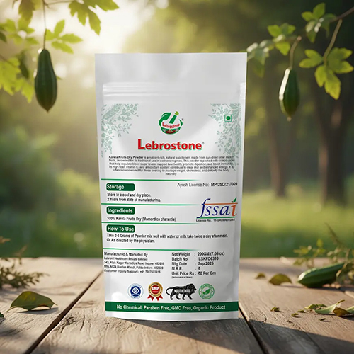 Lebrostone Karela (Bitter Gourd) Fruit Dry Powder | Ayurvedic Herbal Supplement for Digestion & Wellness (200 g)