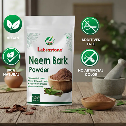 Lebrostone Neem Bark Face Pack Powder | Herbal Skin Cleansing & Care (100g)