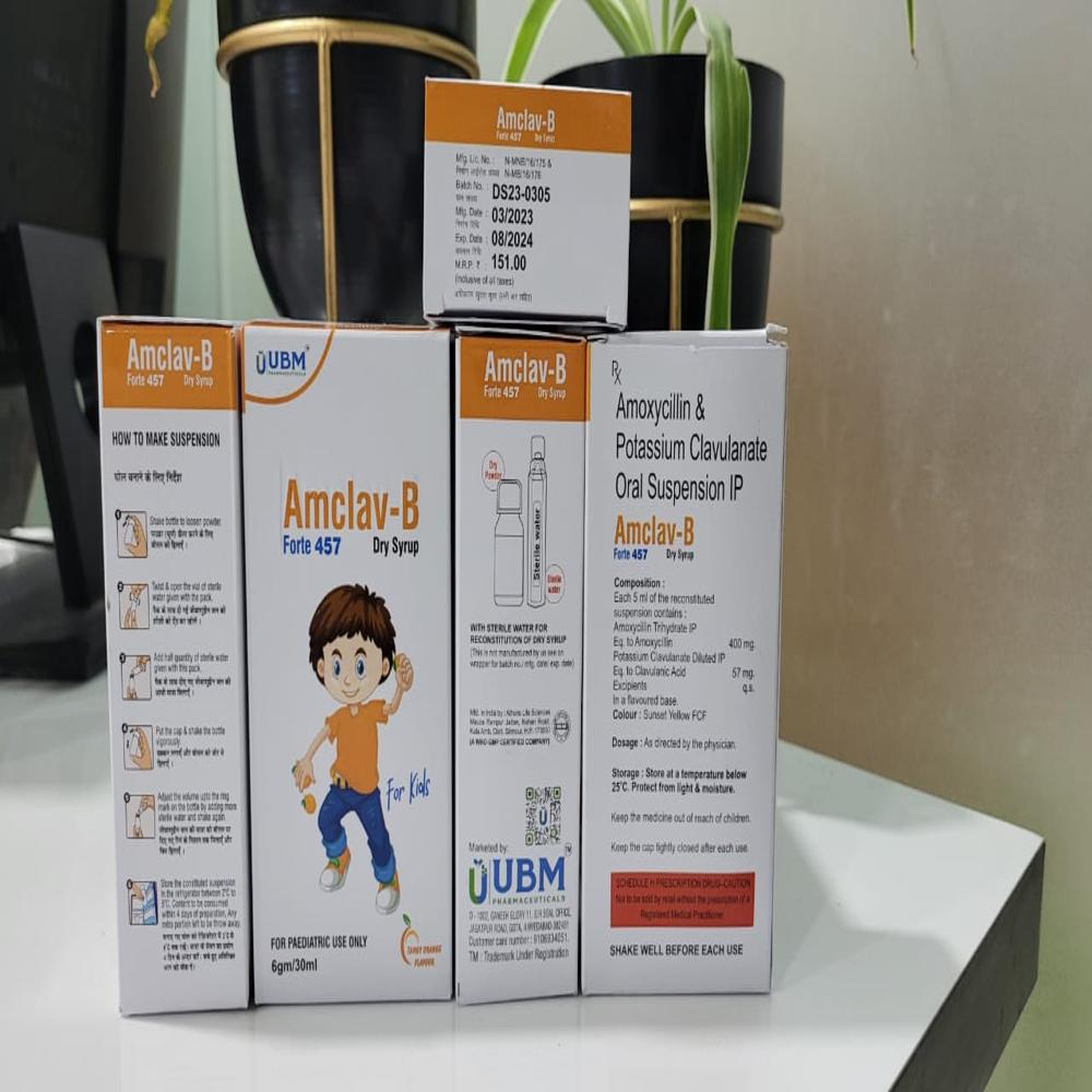 Amoxicillin Potassium Clavulanate Dry Syrup