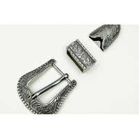 Western Belt Buckles - Color: Silver