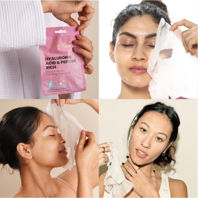 Hyaluronic And Peptide Rich Sheet Mask
