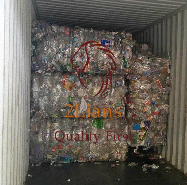Pet Bottles On Bales Scrap
