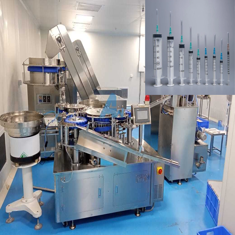 Syringe Production Machine - Color: Silver