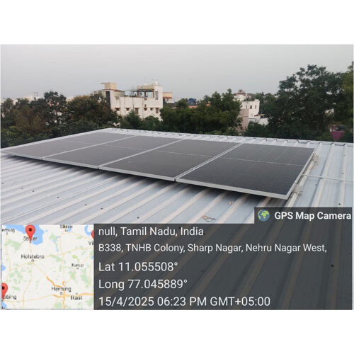 2 Kw Residential Solar Power Plant-Pm Surya Ghar Muft Bijili Yojana Scheme - Efficiency: High